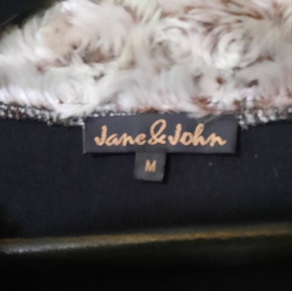 Funky Knee Length Black and Furry Sweater Size Medium - Picture 6 of 8